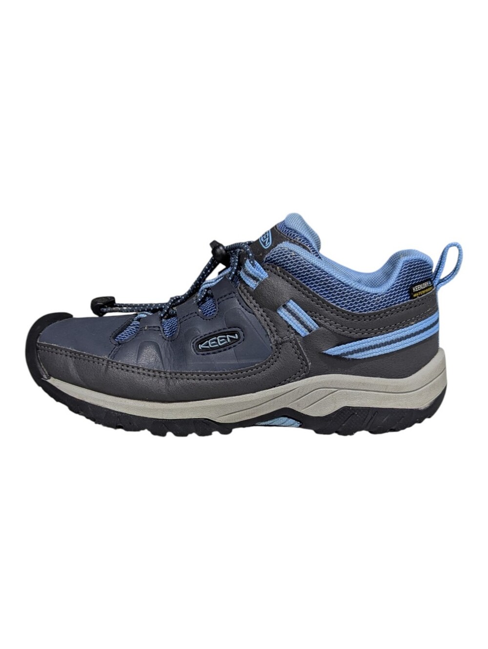 Keen Big Kids Targhee Hiking Shoes Sneakers Dark Light Blue Outdoors Boys Girl 4